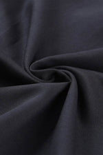 Load image into Gallery viewer, Black Drawstring Elastic Waist Casual Wide Leg Pants - Fashion Queen -  11
