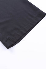 Load image into Gallery viewer, Black Drawstring Elastic Waist Casual Wide Leg Pants - Fashion Queen -  12
