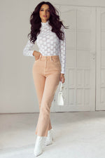 Load image into Gallery viewer, Black Floral Lace High Neck Long Sleeve Top - Fashion Queen -  16
