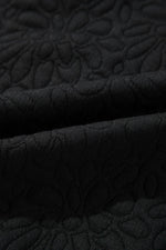 Load image into Gallery viewer, Black Floral Quilted Jacket - Fashion Queen -  19
