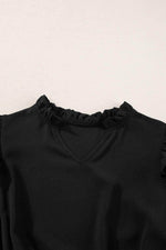 Load image into Gallery viewer, Black Flutter Sleeve Bodice Splicing Leopard Print Dress - Fashion Queen -  15
