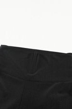 Load image into Gallery viewer, Black High Rise Tight Leggings with Waist Cincher - Fashion Queen -  11
