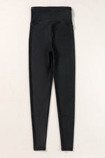 Load image into Gallery viewer, Black High Rise Tight Leggings with Waist Cincher - Fashion Queen -  8
