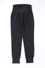 Load image into Gallery viewer, Black High Waist Pleated Pocket Leggings - Fashion Queen -  13
