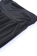 Load image into Gallery viewer, Black High Waist Pleated Pocket Leggings - Fashion Queen -  16
