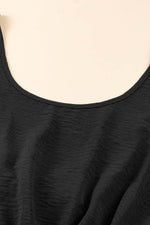 Load image into Gallery viewer, Black Knotted Backless Elastic Waist Sleeveless Romper - Fashion Queen -  12
