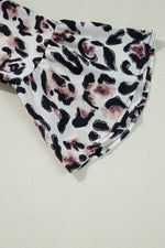 Load image into Gallery viewer, Black Leopard Print Buttoned Front 3/4 Sleeve Tiered Ruffled Hem Dress - Fashion Queen -  16
