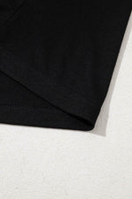 Load image into Gallery viewer, Black Leopard Print Patchwork Ruffled Sleeve V Neck T Shirt - Fashion Queen -  11
