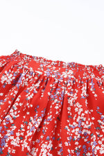 Load image into Gallery viewer, Black Multicolor Floral Ruffled Crop Top and Maxi Skirt Set - Fashion Queen -  27
