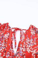 Load image into Gallery viewer, Black Multicolor Floral Ruffled Crop Top and Maxi Skirt Set - Fashion Queen -  30
