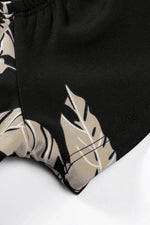 Load image into Gallery viewer, Black Pattern Print Off Shoulder Slit Bodycon Midi Dress - Fashion Queen -  13

