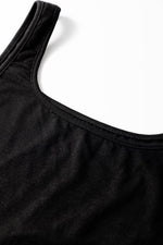 Load image into Gallery viewer, Black Peekaboo Wide Leg Square Neck Sleeveless Jumpsuit - Fashion Queen -  10
