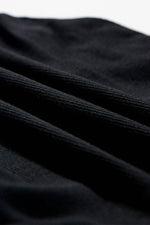 Load image into Gallery viewer, Black Plain Ruched Side Slim Tank Top - Fashion Queen -  13
