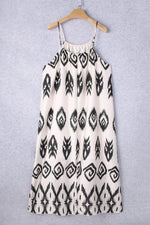 Load image into Gallery viewer, Black Plus Size Western Print Halter Maxi Dress - Fashion Queen -  8
