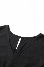 Load image into Gallery viewer, Black Plus Smocked High Waist Sleeveless V Neck Jumpsuit - Fashion Queen -  11
