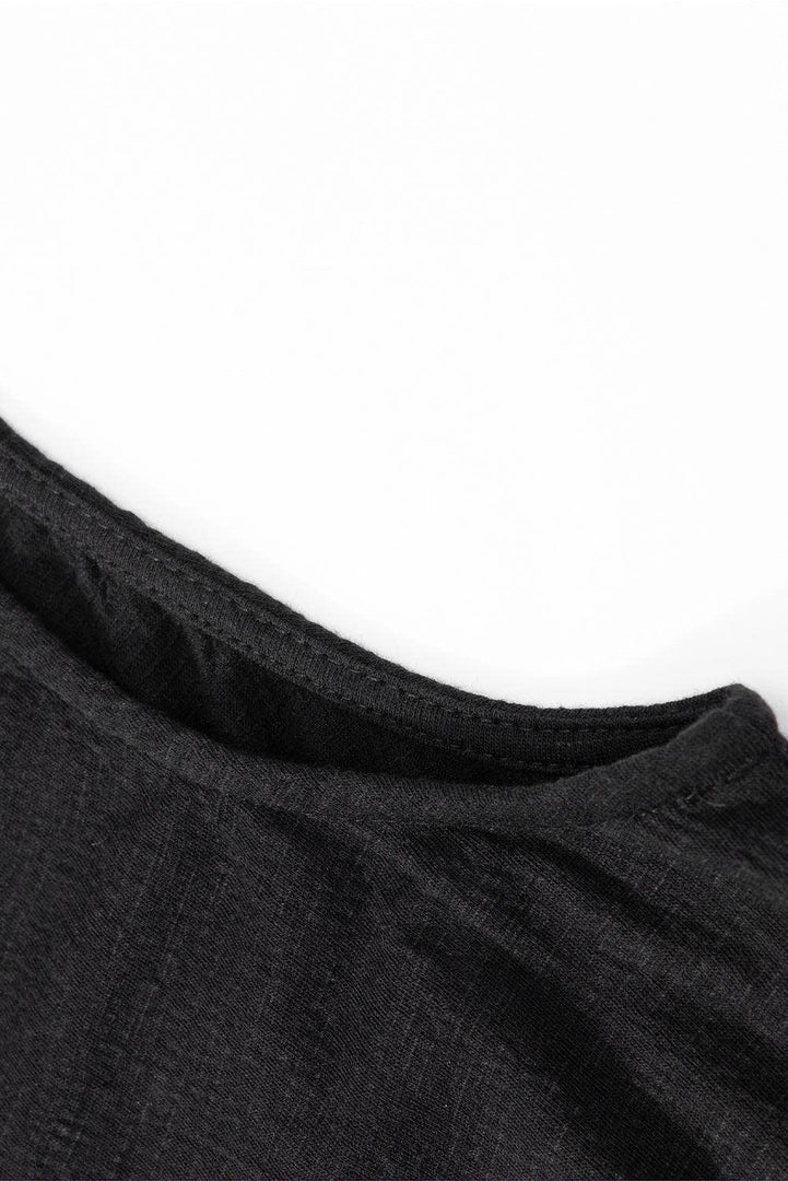 Black Plus Smocked High Waist Sleeveless V Neck Jumpsuit - Fashion Queen -  12