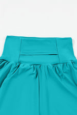 Load image into Gallery viewer, Black Pocketed Wide Waistband Swim Shorts - Fashion Queen -  14
