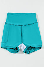 Load image into Gallery viewer, Black Pocketed Wide Waistband Swim Shorts - Fashion Queen -  6
