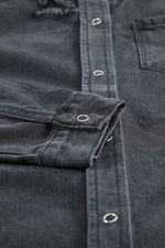 Load image into Gallery viewer, Black Ripped Denim Jacket - Fashion Queen -  13
