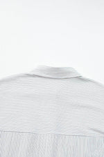 Load image into Gallery viewer, Black Roll-Tab Sleeve Pocketed Long Shirt - Fashion Queen -  21
