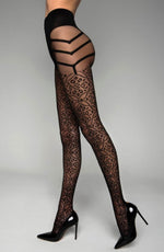 Load image into Gallery viewer, Black Secret BS150 Crotchless Tights With Lurex - Fashion Queen -  5
