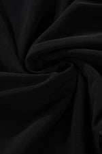 Load image into Gallery viewer, Black Sequin Velvet Sheer Mesh Mock Neck Blouse - Fashion Queen -  13
