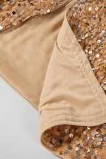 Load image into Gallery viewer, Black Sequined Open Front Cropped Jacket - Fashion Queen -  23
