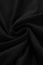 Load image into Gallery viewer, Black Sexy V Neck Ribbed Knit Sleeveless Top - Fashion Queen -  12
