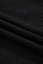 Load image into Gallery viewer, Black Sexy V Neck Ribbed Knit Sleeveless Top - Fashion Queen -  13
