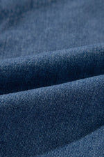 Load image into Gallery viewer, Black Side Pockets Lapel Collar Denim Jacket - Fashion Queen -  27

