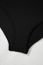 Load image into Gallery viewer, Black Side Tied Waist Square Neck Adjustable Straps A-line One Piece Swim Dress - Fashion Queen -  23
