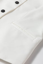 Load image into Gallery viewer, Black Solid Color Button up V Neck Suit Vest - Fashion Queen -  18

