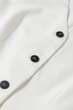 Load image into Gallery viewer, Black Solid Color Button up V Neck Suit Vest - Fashion Queen -  19

