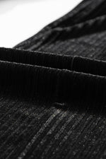 Load image into Gallery viewer, Black Solid Color High Waist Flare Corduroy Pants - Fashion Queen -  12
