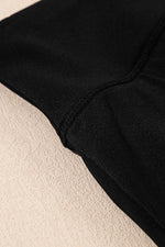 Load image into Gallery viewer, Black Solid Color High Waist Wide Leg Swim Bottom - Fashion Queen -  14
