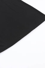 Load image into Gallery viewer, Black Solid Color Ribbed Crop Top Long Pants Set - Fashion Queen -  24
