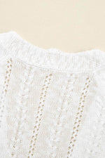 Load image into Gallery viewer, Black Solid Open Knit Cardigan - Fashion Queen -  20
