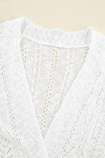 Load image into Gallery viewer, Black Solid Open Knit Cardigan - Fashion Queen -  21
