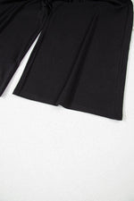 Load image into Gallery viewer, Black Spaghetti Straps Open Back Pleated Wide Leg Jumpsuit - Fashion Queen -  14
