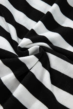 Load image into Gallery viewer, Black Stripe Slim Fit High Neck Knit Sweater - Fashion Queen -  9
