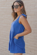 Load image into Gallery viewer, Black Textured Knotted Straps High Waist Wide Leg Romper - Fashion Queen -  6
