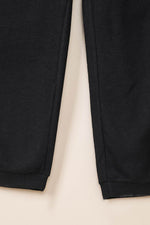 Load image into Gallery viewer, Black Textured Sleeveless V-Neck Pocketed Casual Jumpsuit - Fashion Queen -  17
