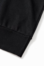 Load image into Gallery viewer, Black Tinsel Game Day Drop Shoulder Graphic Sweatshirt - Fashion Queen -  24
