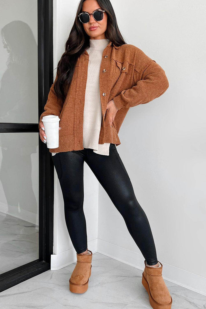 Black V Crossover High Waist Pocketed Leggings - Fashion Queen -  6