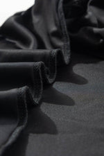 Load image into Gallery viewer, Black Velvet Long Sleeve Surplice High Waist Mini Dress - Fashion Queen -  10
