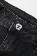 Load image into Gallery viewer, Black Wide Leg Pocketed High Waist Jeans - Fashion Queen -  8
