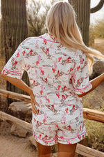 Load image into Gallery viewer, Blossom Cowgirl Country Print Pajamas Set - Fashion Queen -  11

