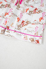Load image into Gallery viewer, Blossom Cowgirl Country Print Pajamas Set - Fashion Queen -  20
