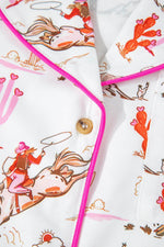 Load image into Gallery viewer, Blossom Cowgirl Country Print Pajamas Set - Fashion Queen -  22
