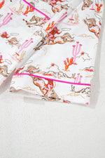 Load image into Gallery viewer, Blossom Cowgirl Country Print Pajamas Set - Fashion Queen -  23
